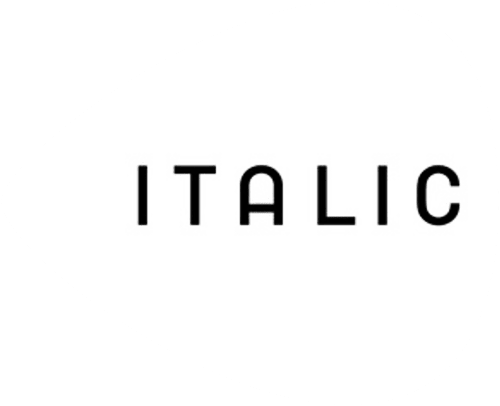 Merchant image - Italic
